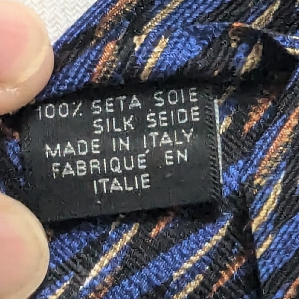 Missoni Cravatte Statement Zigzag Design Blue + M… - image 8